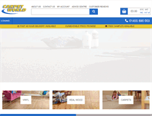 Tablet Screenshot of carpetworlduk.co.uk